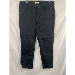 J Jill Denim Black 16P Smooth Fit Straight Leg Jeans